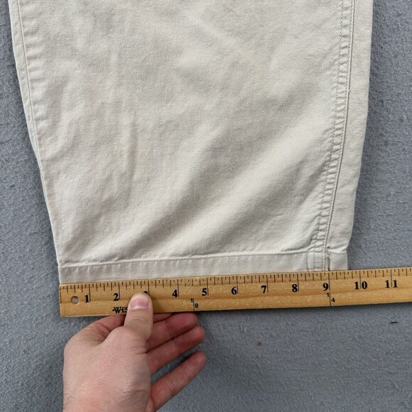 Vintage Polo Sport Ralph Lauren Pants Men’s‎ 36x32 Beige Straight Leg Baggy - Picture 12 of 16